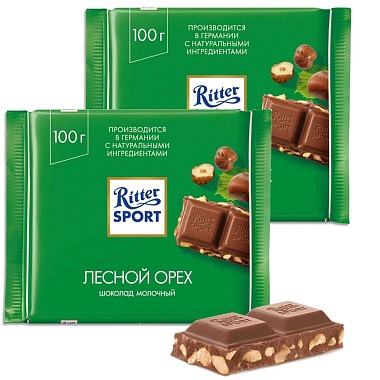 Шоколадка Риттер-Спорт 100 гр